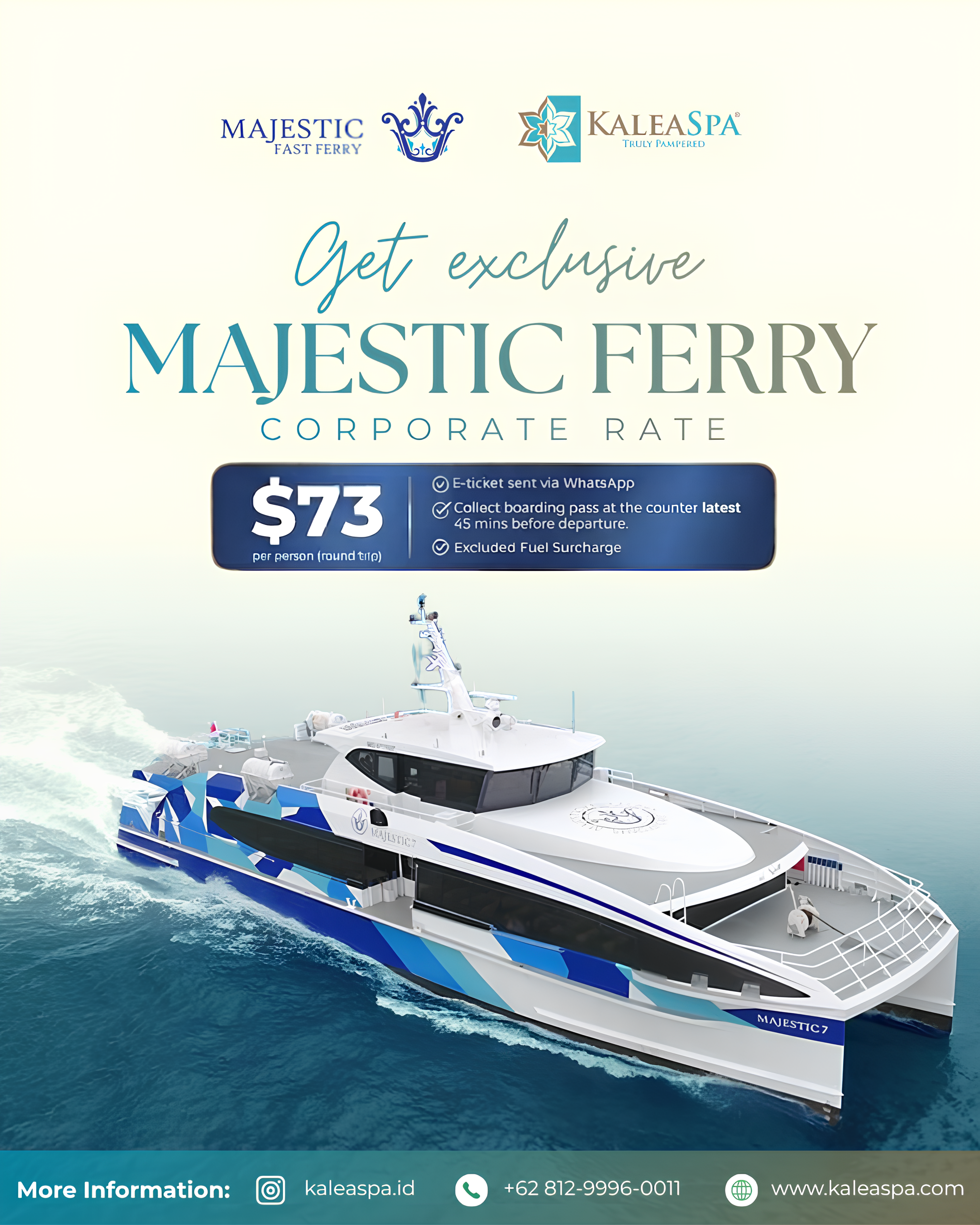 Majestic Ferry Corporate Rate